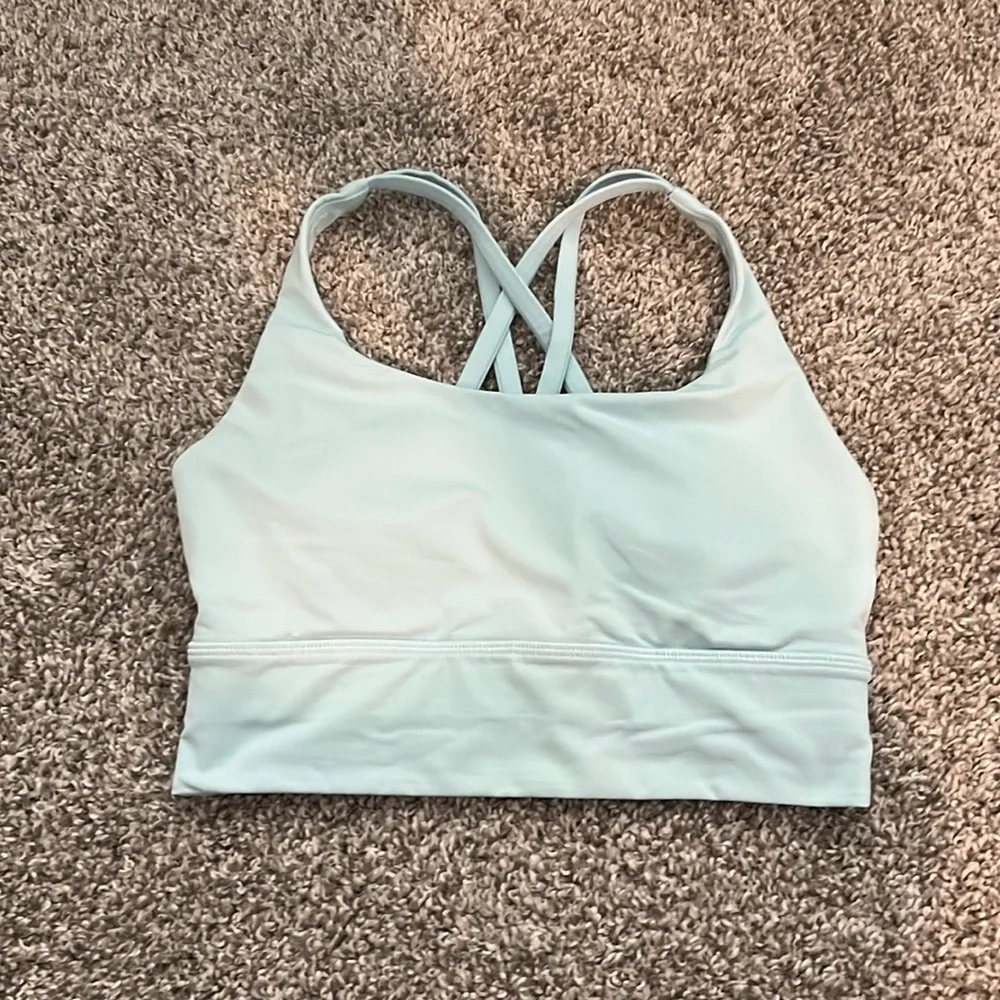 Lululemon Energy sports bra size, 4, baby blue - Picture 1 of 2
